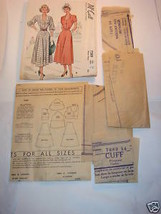 McCall Pattern 1948 # 7289 Misses&#39; Dress Size 14 Bust32 - £3.73 GBP