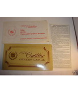 1974 Cadillac Owner's manual - $5.95