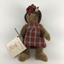 Boyds Bears Lizzie Wishkabibble Day Book 10&quot; Plush Stuffed Jointed Vinta... - £19.74 GBP