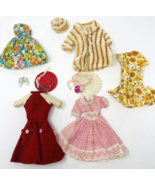 Lot Vintage Wendy Wardrobe Barbie Clone Hong Kong Outfits Fur Coat Hat D... - $49.99