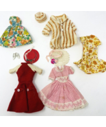 Lot Vintage Wendy Wardrobe Barbie Clone Hong Kong Outfits Fur Coat Hat D... - £39.32 GBP