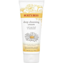 Burt&#39;s Bees Soap Bark &amp; Chamomile Deep Cl EAN Sing Cream 6 Oz New Packaging - £6.01 GBP