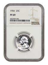 1956 25C NGC PR69 - £80.11 GBP