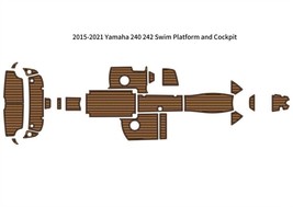 2015-2021 Yamaha 240/242 Swim Platform Cockpit Boat EVA Faux Teak Deck F... - £546.80 GBP
