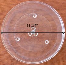11 1/4" MICROWAVE GLASS PLATE / TRAY 56001082 Fits Various Units USED CLEAN - $9.79