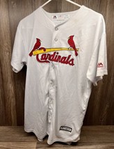 Majestic CoolBase St Louis Cardinals Piscotty #55 Button Up Jersey Youth... - $29.68