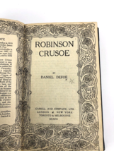 Antique 1911 Robinson Crusoe by Daniel Defoe from Junior College Flat River, Mo - £13.85 GBP