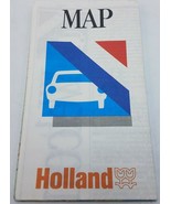 Vtg 1987 Holland Board Of Tourism Travel Road Map EUC - $18.85 CAD
