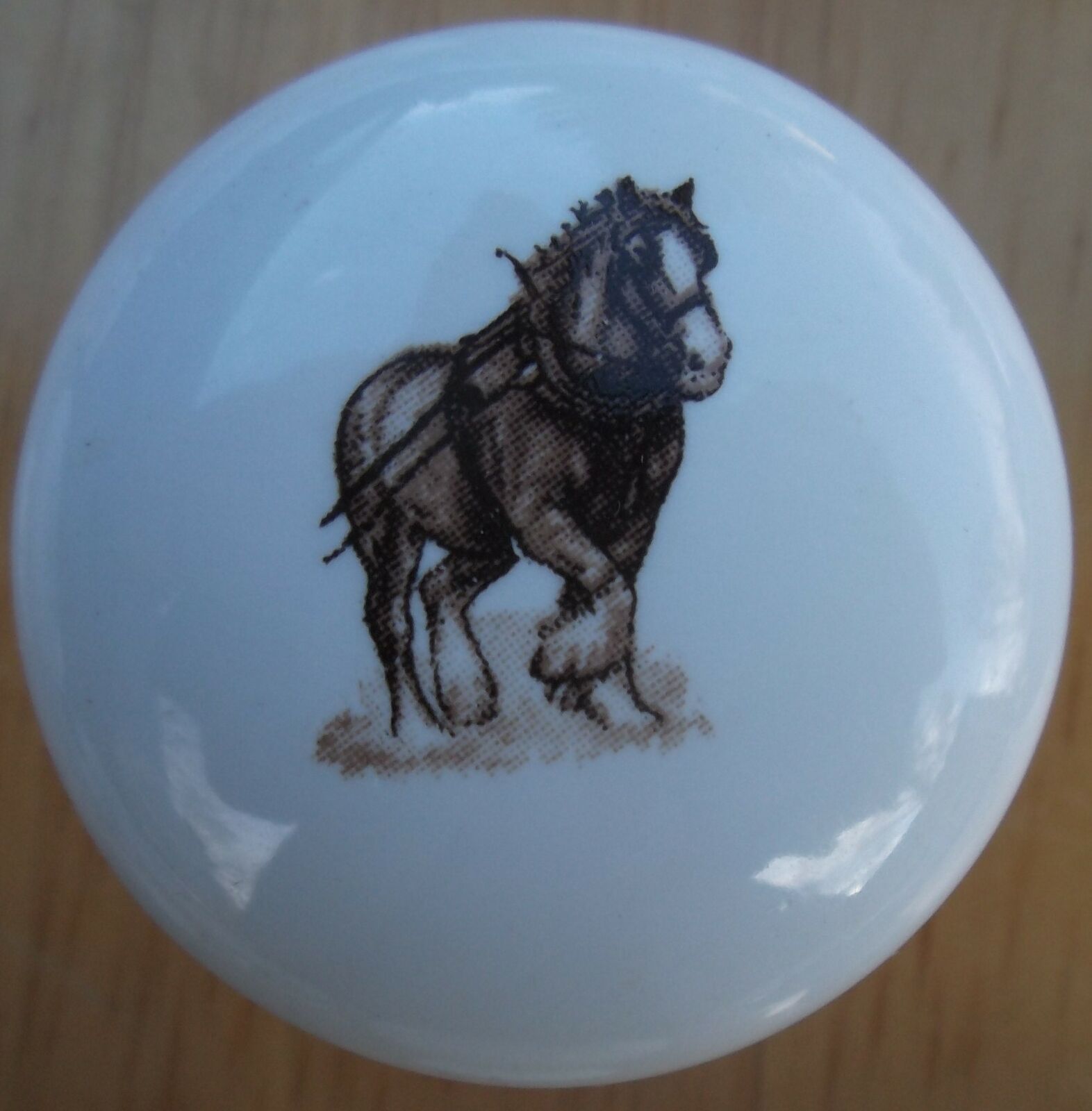 Cabinet Knobs Knob Shire Draft Horse Clydesdale - $5.20