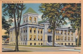 State Library Concord New Hampshire NH Postcard E05 - £8.11 GBP
