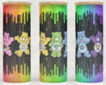 Frosted Glass Swear Bears - Care Bears Rainbow Funny Cup Mug  Tumbler 25oz - $19.75