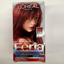 L&#39;Oreal Paris Feria Multi-Faceted Shimmering Color 77 Bright Auburn Hair Dye - £12.17 GBP