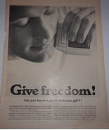 Remington Lektronic II Shaver Give Freedom Magazine Print Ad 1964 - €6,04 EUR