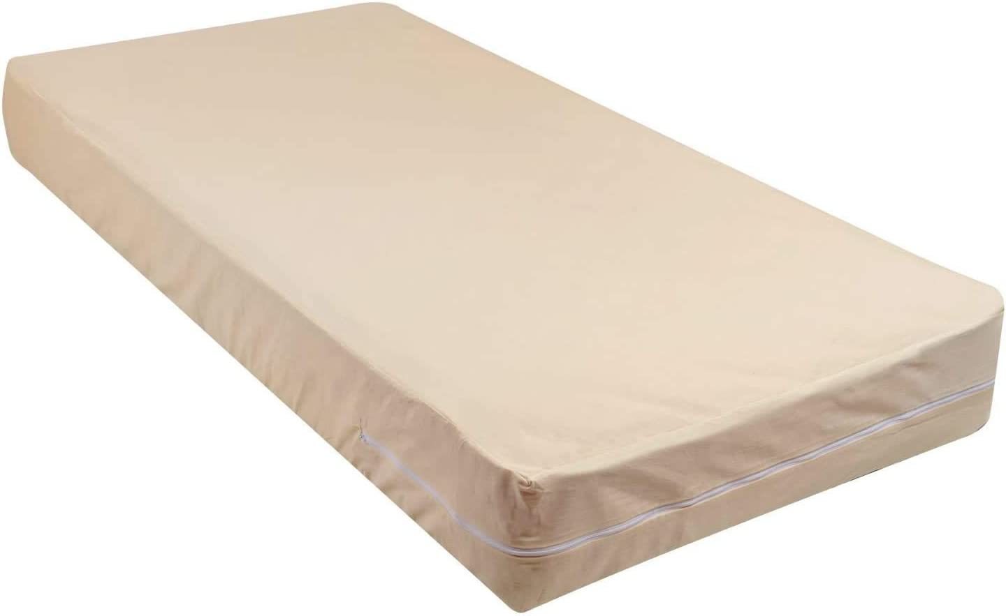 Gilbins 100% Cotton Fleetwood Mattress Cover, Zips Around The Mattress, ... - $36.99