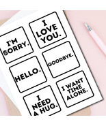 47 Printable communication Cards Children /teens /adults, Selective Muti... - $88.23 MXN