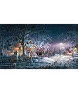 Terry Redlin Winter Wonderland Museum Canvas Art Print - £359.78 GBP