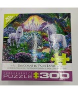 Eurographics Jigsaw Puzzle Unicorns In Fairy Land  300 XL Large Pieces b... - $17.81