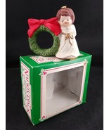 &quot;Lil Chimers&quot; Little Angel Bisque Porcelain Napkin Ring and Bell, New In... - $8.23 CAD