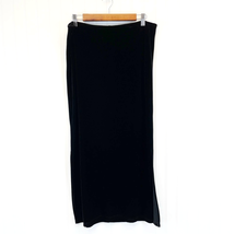 Vintage My Michelle Womens L Velour Skirt Side Slits Black Holiday Dress... - £15.38 GBP