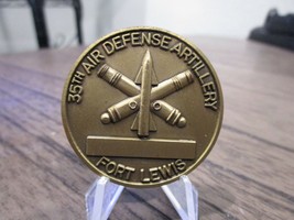 US Army 35th Air Defense Artillery Fort Lewis Commanders Challenge Coin ... - £13.39 GBP
