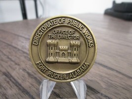 US Army Directorate of Public Works Fort Rucker Alabama Challenge Coin ##395F - £10.16 GBP