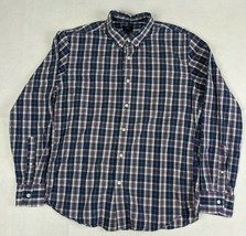 J Crew Mens Long Sleeve Button Shirt Cotton Size L - £7.46 GBP