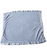 Satin Edged Fleece Baby Blue Blanket  29 by 36 inches - £14.98 GBP