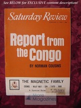 Saturday Review February 3 1962 Norman Cousins Congo Thomas Gold Shirley Thomas - £6.94 GBP