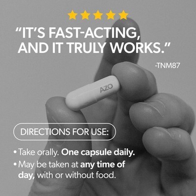 AZO Dual Protection, Urinary + Vaginal Support, Prebiotics and Probiotics for Wo Item image 5
