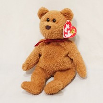 Curly Bear 1993 1996 Ty Beanie Babies Original Plush Stuffed Animal 8&quot; B... - £46.43 GBP