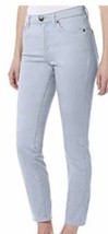 Buffalo Women&#39;s Jeans Ankle Grazer Skinny Stretch Bluish Gray Size 16 x 27 NWT - £22.18 GBP