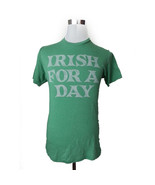 Topless California size M men cotton green graphic t-shirt IRISH FOR A DAY - £17.83 GBP