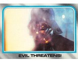 1980 Topps Star Wars #208 Evil Threatens! Darth Vader Sith Lord - $0.89