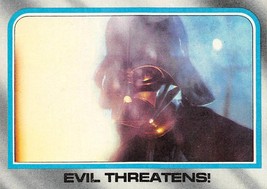 1980 Topps Star Wars #208 Evil Threatens! Darth Vader Sith Lord - £0.69 GBP