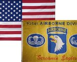 K&#39;s Novelties 3x5 Wholesale Combo USA American &amp; 101st Airborne Screamin... - £7.72 GBP
