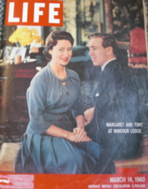 .  Life Magazine, March 14, 1960: Includes Margaret and Tony at Windsor Lodge an - £35.38 GBP