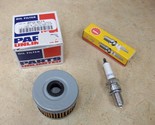 Oil Filter &amp; NGK DR8ESL Spark Plug For 1990-1997 Honda TRX200D TRX 200D ... - £7.93 GBP