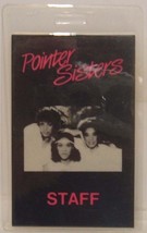 Pointer Sisters - Vintage Original Concert Tour Laminate Backstage Pass - £11.99 GBP