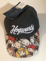 Harry Potter Hogwarts Baseball Hat Cap New Adjustable Gray ba1 - $14.84
