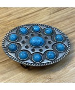 Vintage Native American Indian Not Turquoise Belt Buckle Western Cowboy ... - $49.50