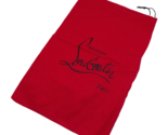 Christian Louboutin Red Shoe Handbag Dust Bag 8 x 12&quot; Authentic - $22.72
