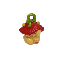 Vintage 1980&#39;s Hasbro Charmkins Poppy Yellow Kitty Cat Kitten Jewelry Charm - £13.20 GBP