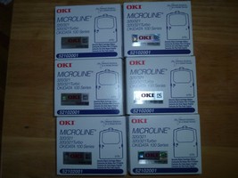 Okidata 52102001 Microline ML320/ 321T/ ML100 Ribbon Box Qty-6- OEM RIBBONS - $125.99