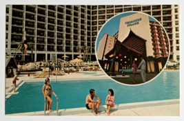 Treasure Island Inn Diving Board Daytona Beach Shores FL Dexter Postcard c1970s - £6.00 GBP