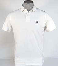 Ralph Lauren Denim &amp; Supply Vintage White Distressed USA Flag Polo Shirt Men&#39;s  - £63.94 GBP