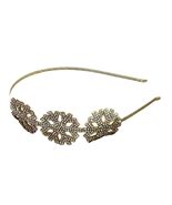 Bari Lynn 3 Snowflakes Sparkly Silver Headband - $26.75 CAD