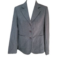 NWOT Express Gray Wool Blend Single Breasted Blazer Size 5/6 - £21.57 GBP