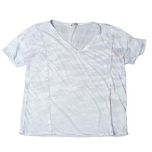Lucky Brand Shirt Womens Small Camo Multicolor Short Sleeve V Neck Logo ... - £10.04 GBP