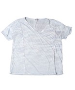 Lucky Brand Shirt Womens Small Camo Multicolor Short Sleeve V Neck Logo ... - £9.99 GBP