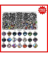 500 Mixed Color CZ Crystal Rivets for Elegant DIY Leather Crafts - 4MM, ... - $712.59 MXN